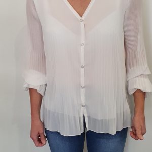 Bella Plisseebluse