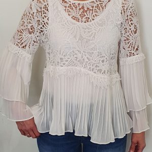 Spitzen Bluse